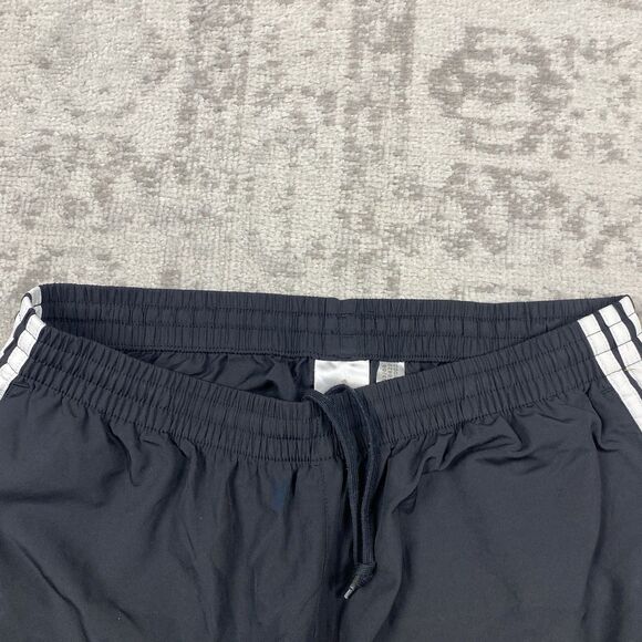 Adidas Climalite Shorts Double Pockets Drawstring Men’s Black White Size Medium - Picture 3 of 5